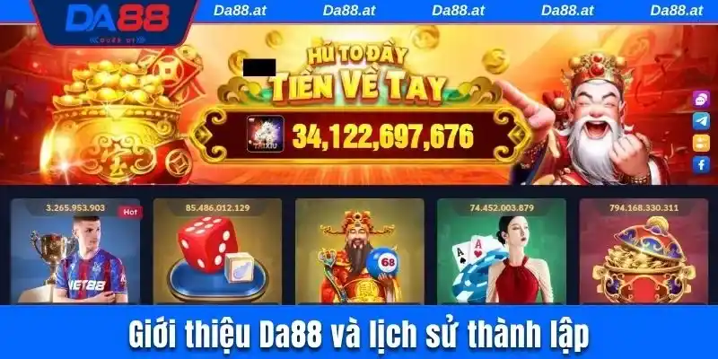 Giới thiệu DA88 và lịch sử thành lập